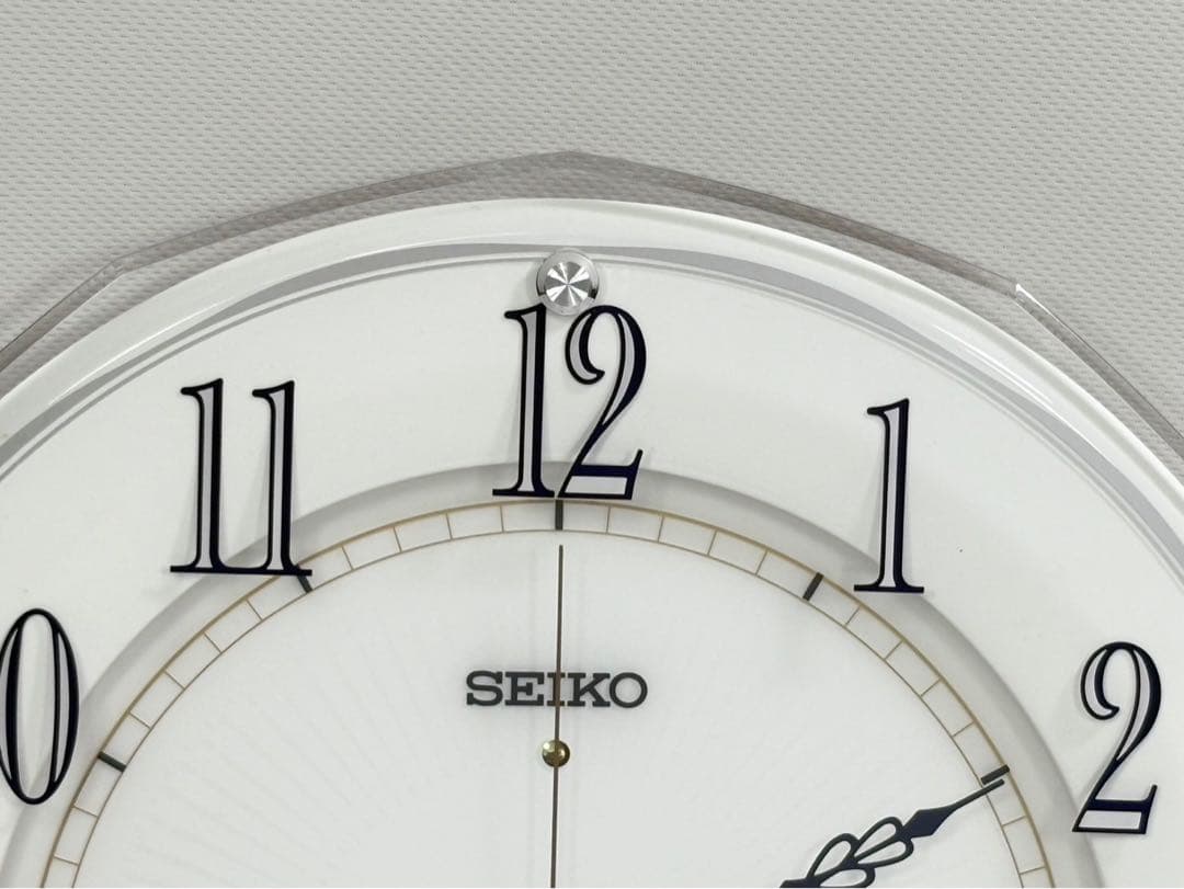 セイコー 掛け時計 電波 アナログ 直径340×340×45mm KX269W