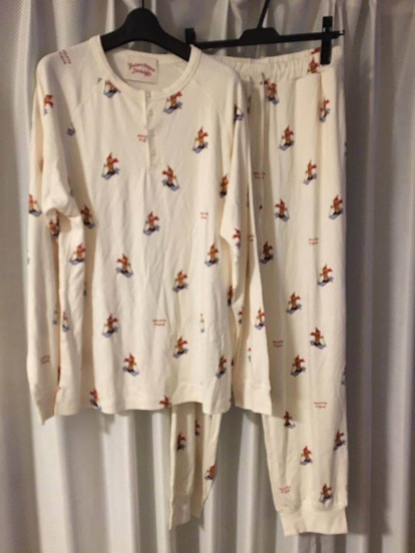 Gelato Pique HOMME スキーベア柄セット セール】【HOLIDAY】【HOMME】スキーベア柄ロンT（ルームウェア