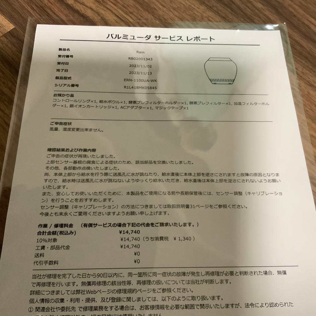 バリュミューダ　レイン　Rain サポートセンターメンテナンス済み バリュミューダ レイン Rain サポートセンターメンテナンス済み