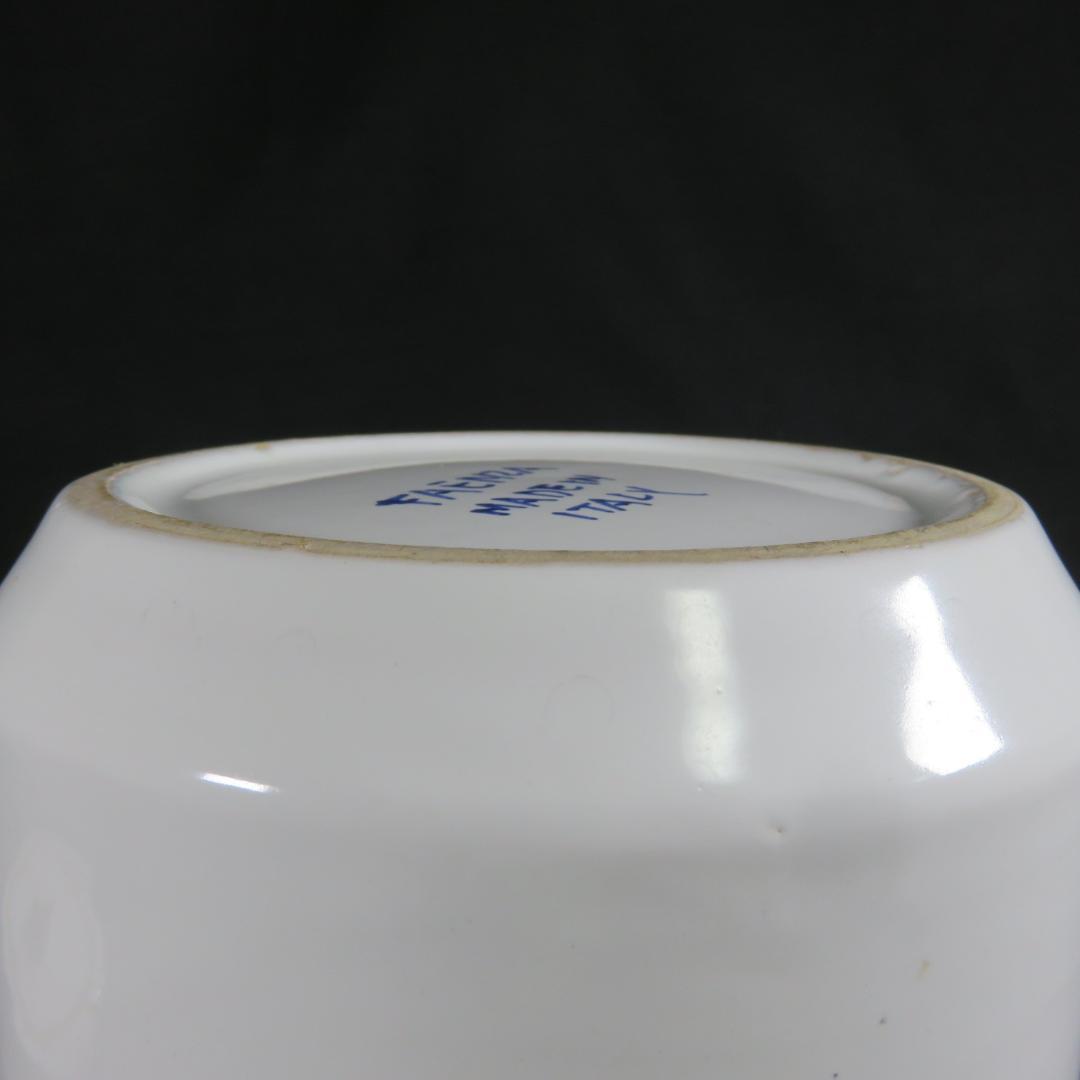 水指 水差し 茶道具 イタリア ファエンツァ 木箱 変わり種 夏 陶器