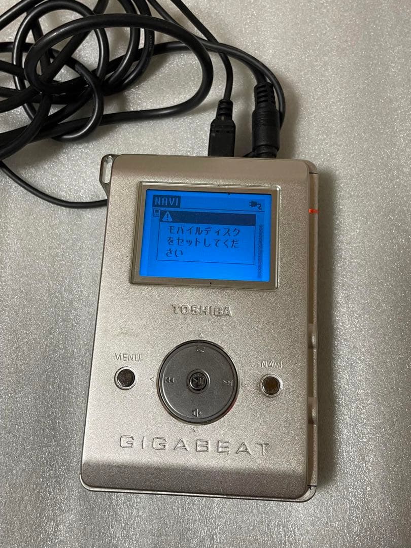 TOSHIBA GIGABEAT MEG50JS オーディオプレイヤー