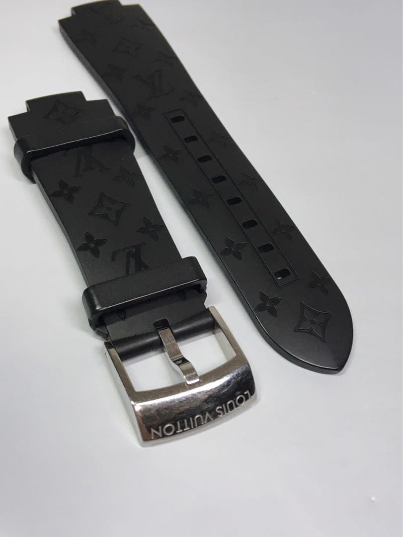 ② ルイヴィトン　タンブール　ベルト　時計　メンズ　ラバー　ベルト