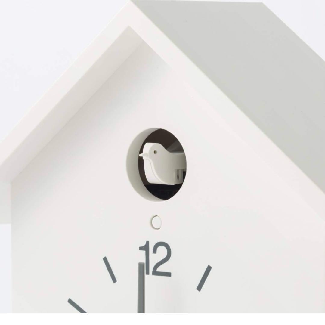 【新品未開封】無印良品 鳩時計・大 MUJI掛置時計・ホワイト