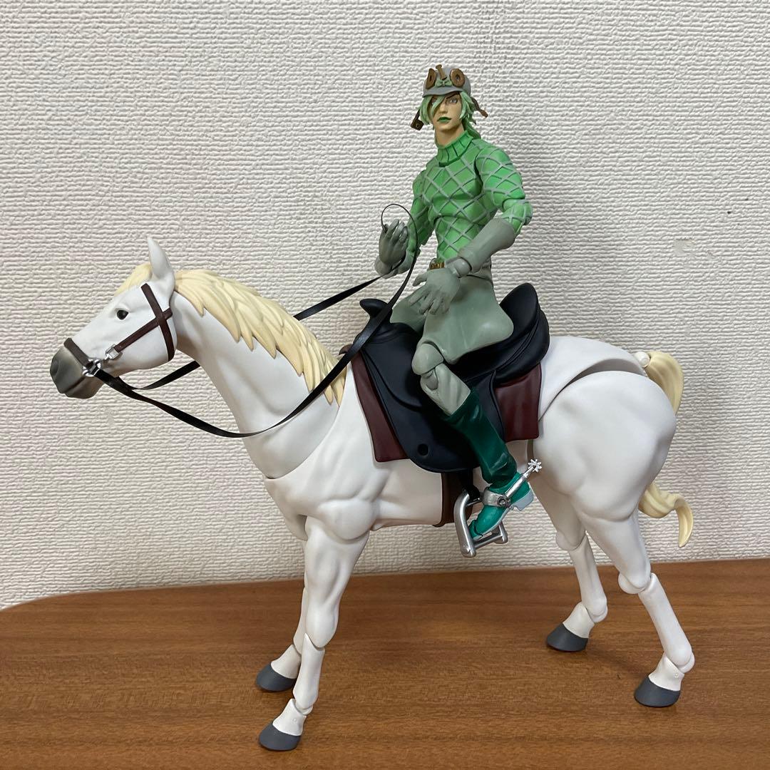 ジョジョ超像可動7部セット馬付　ジョニィ　ジャイロ　ディエゴ　大統領　D4C