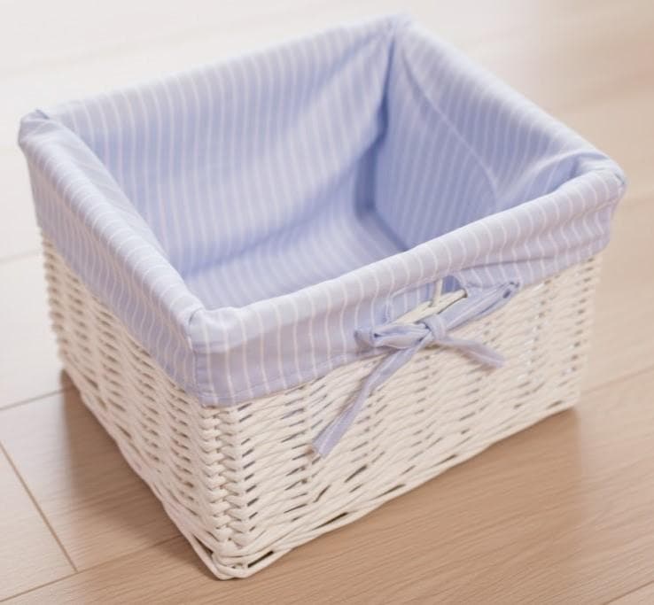 新品】フリル バスケット付きキャビネット オープンチェスト 収納