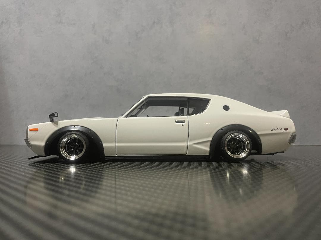 Maisto 1/24 日産 ケンメリ GT-R カスタム改 ワタナベ ガンメタ