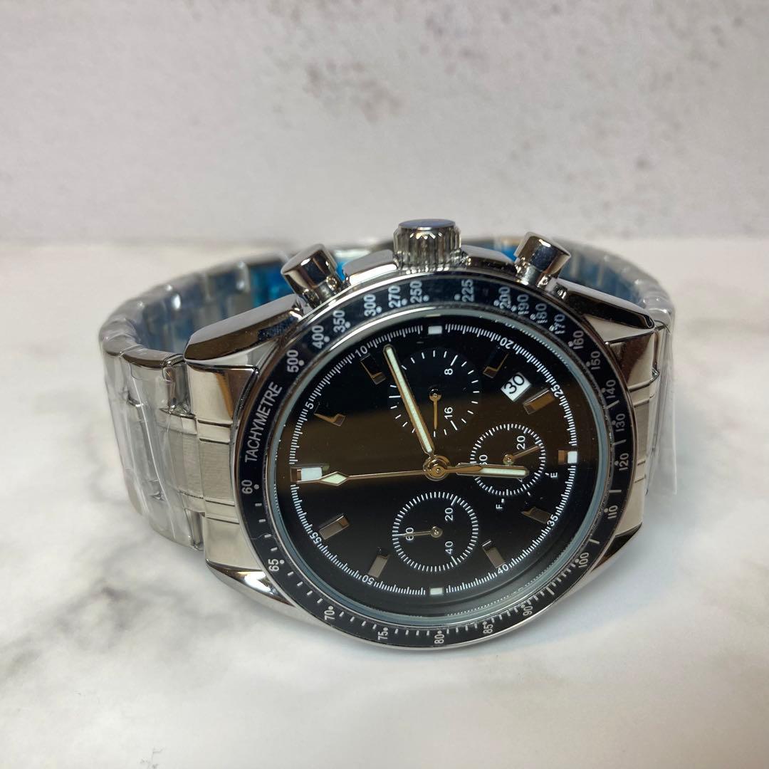 新春値下げ1000円引★ノーロゴ クロノグラフ カスタムウォッチ オマージュ