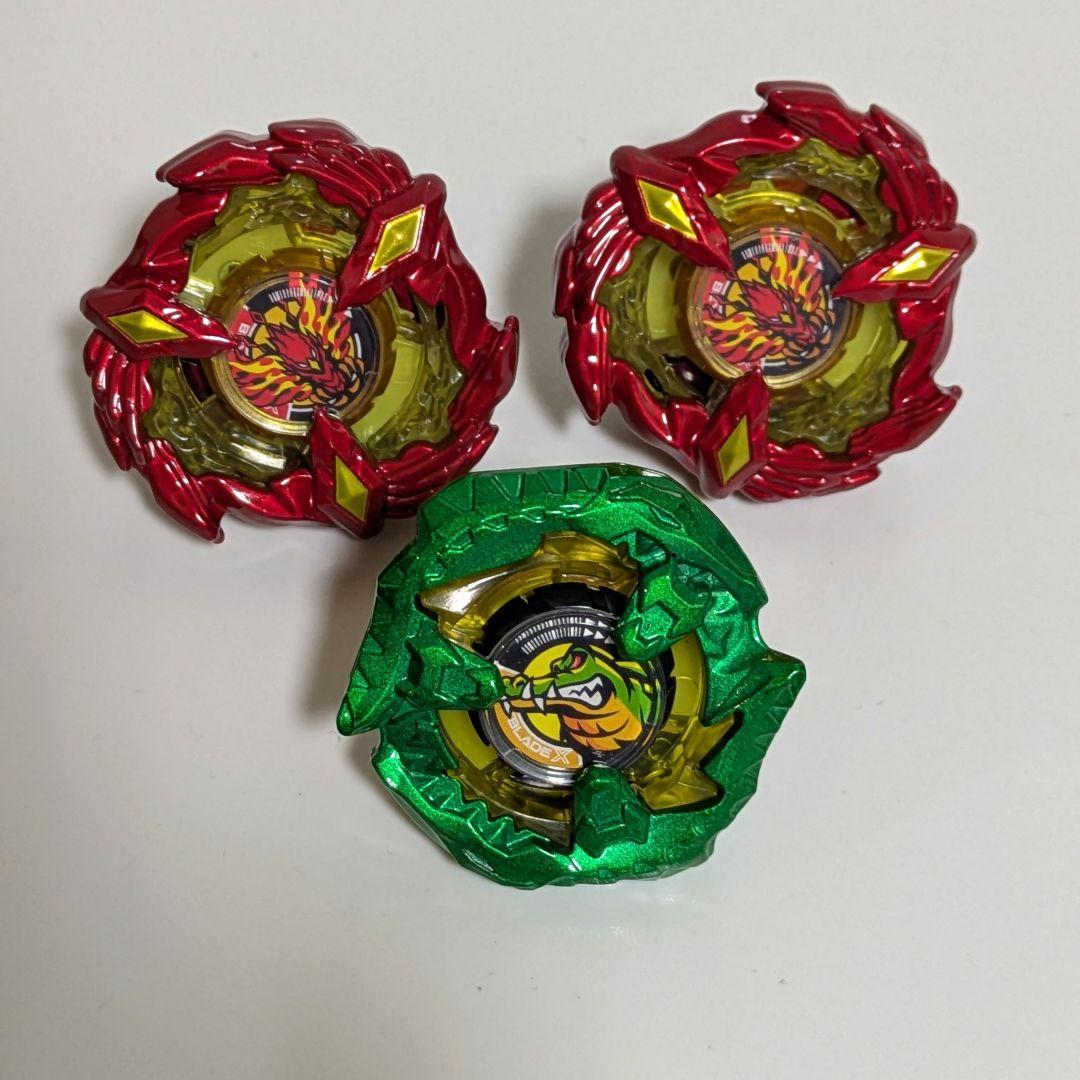 ベイブレードX 22個/クロコクランチ、コバルトドラグーン、ペガサス