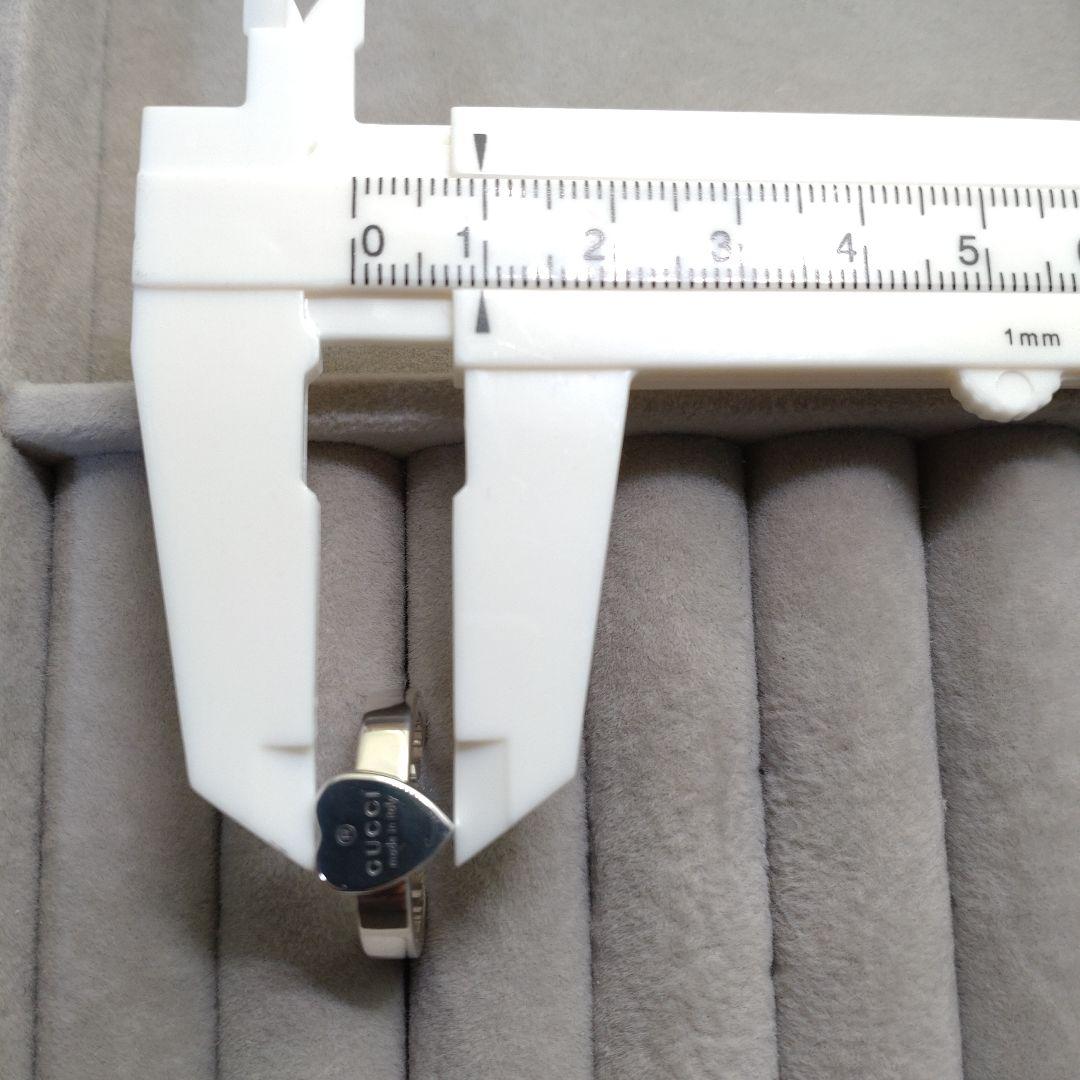 GUCCI　グッチトレードマークハート付きリング　ハートネックレスAg925