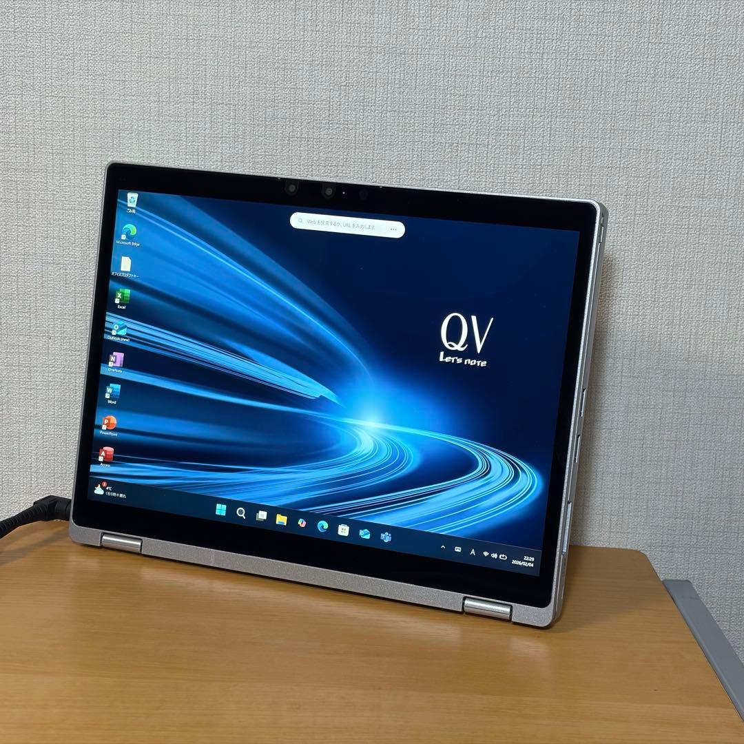 中古美品】レッツノートQV9 i5 16G／256GB／LTE／オフィス - メルカリ