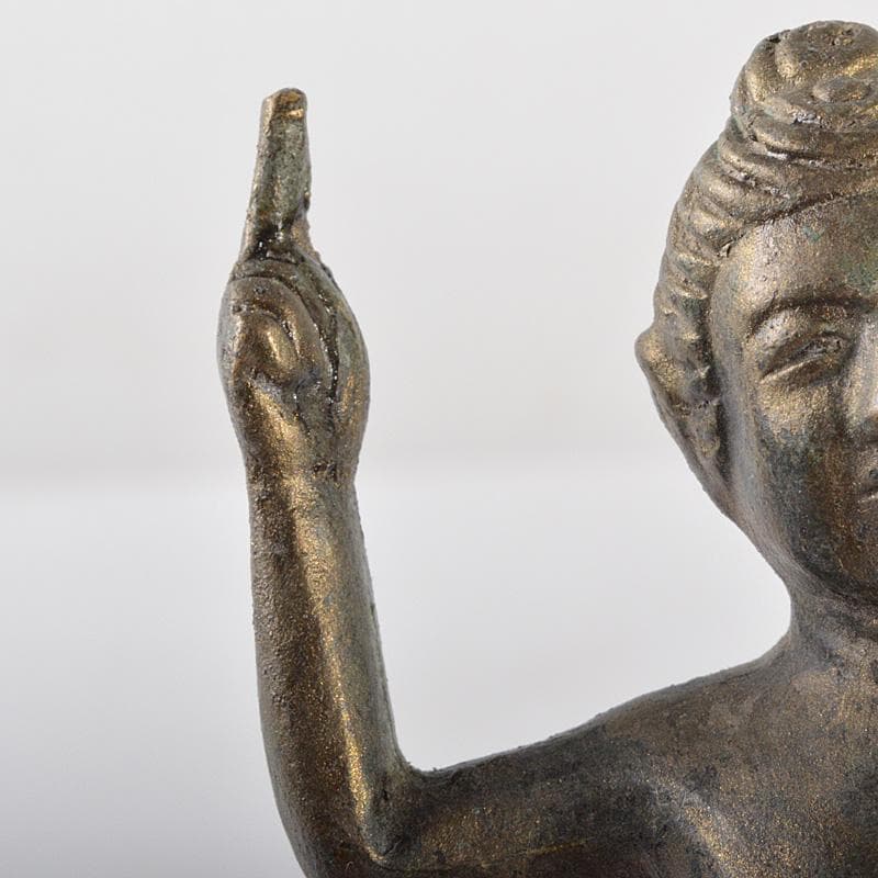 仏教美術　古銅鍍金　誕生仏　仏像　V　R5530