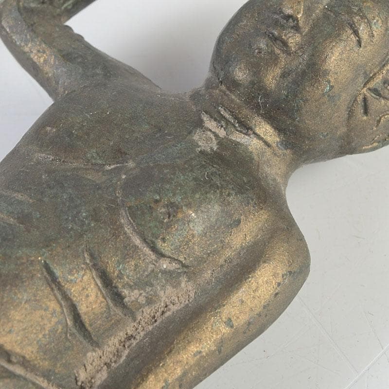 仏教美術　古銅鍍金　誕生仏　仏像　V　R5530