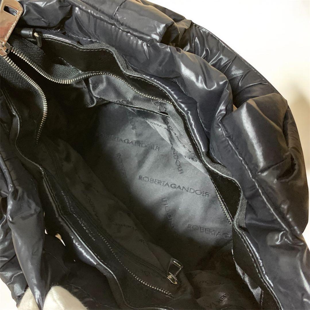 【美品】ロベルタガンドルフィ 2WAY ショルダー　バッグ ブラック