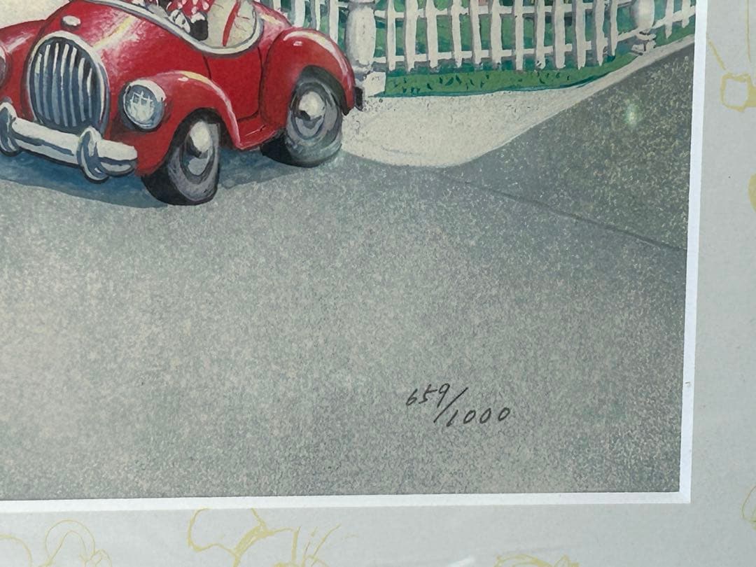 TOONTOWN リトグラフ 東京ディズニーランド TDL 127/1000