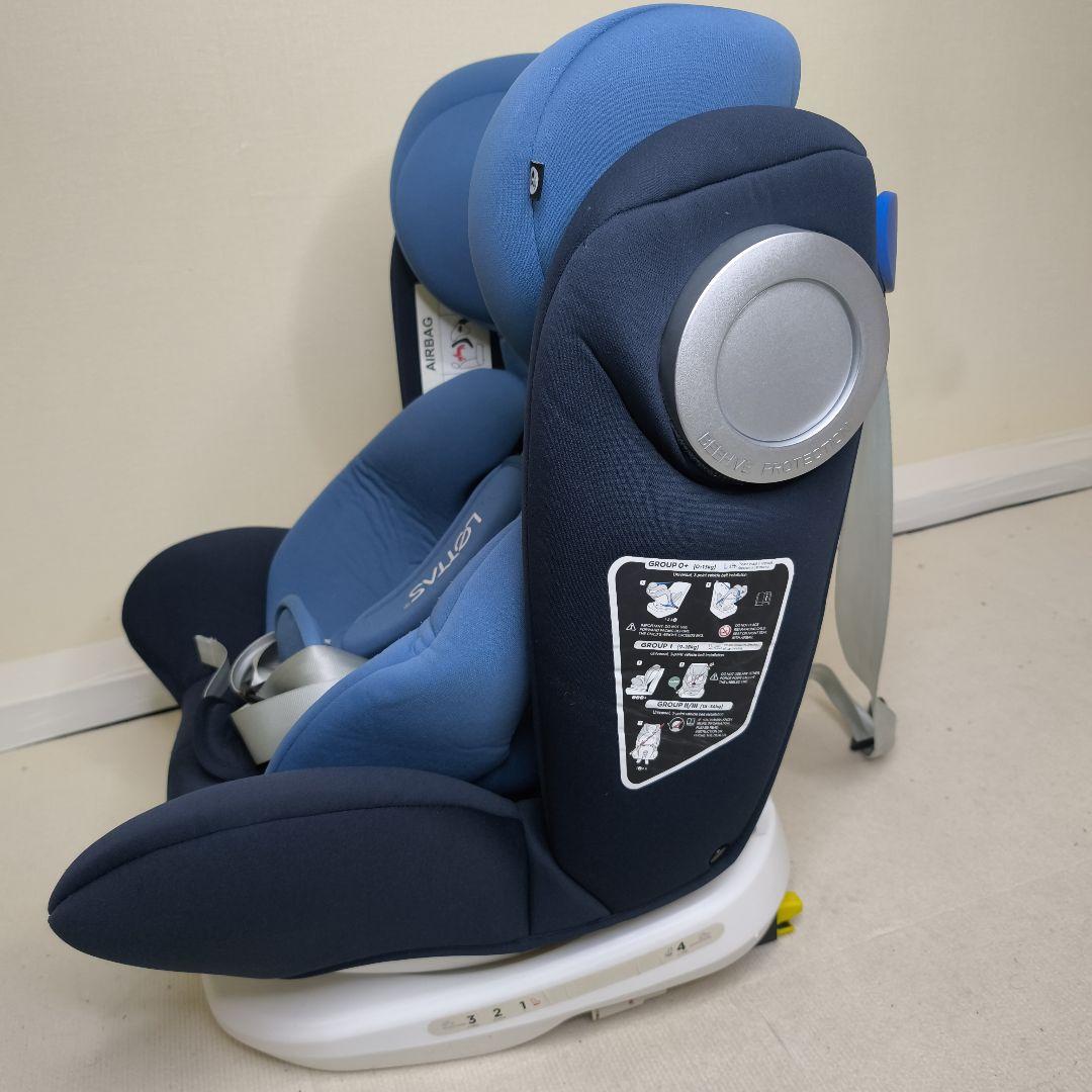 LETTAS レッタス ISOFIX チャイルドシート ブルー　ネイビー