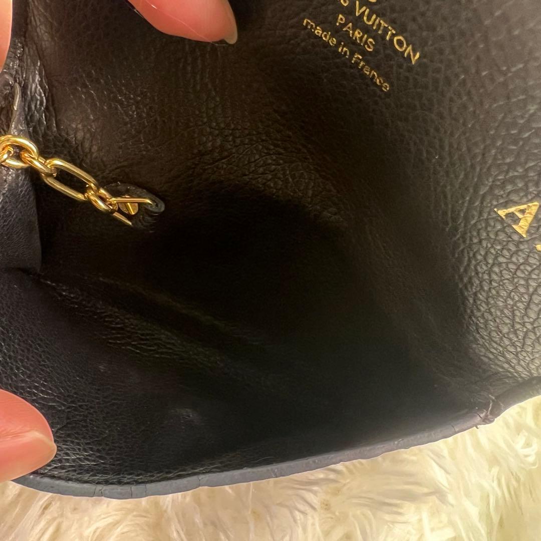 ルイヴィトン　ポシェットクレ　アンプラント　ブラック　ケース