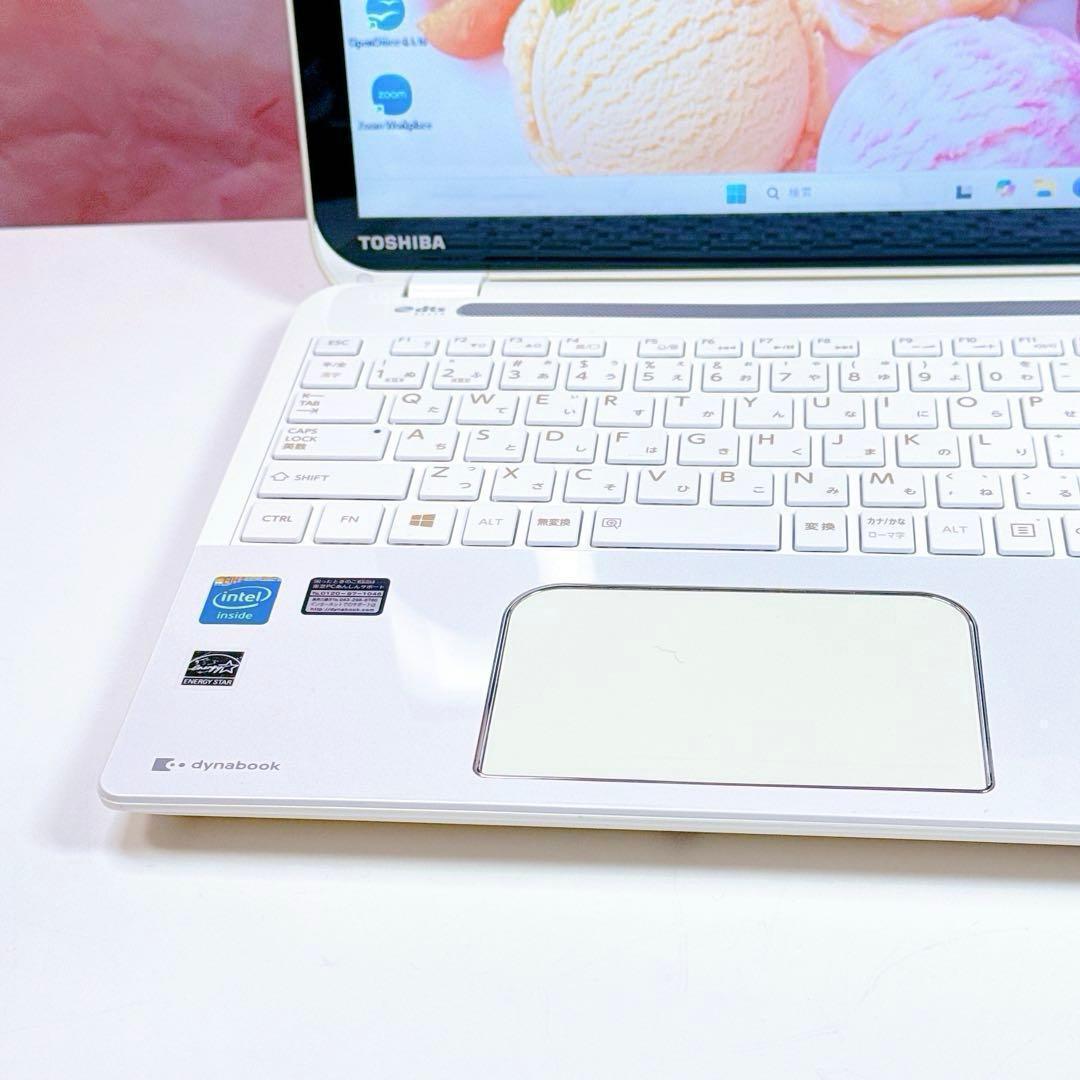 新品SSDで爆速✨windows11 ノートパソコン✨オフィス カメラ ホワイト