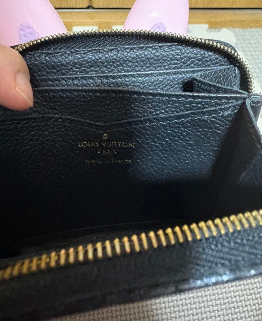 ルイヴィトン　ジッピーパース　アンプラント　ブラック　小銭入れ