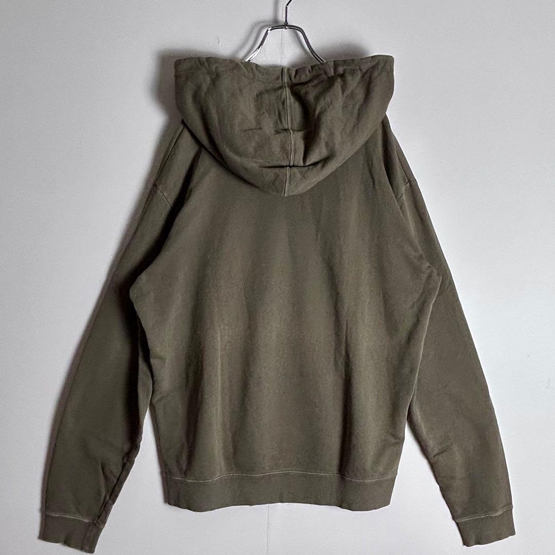 [希少デザイン]サンローランパリロゴプリントダメージ加工パーカーXXL