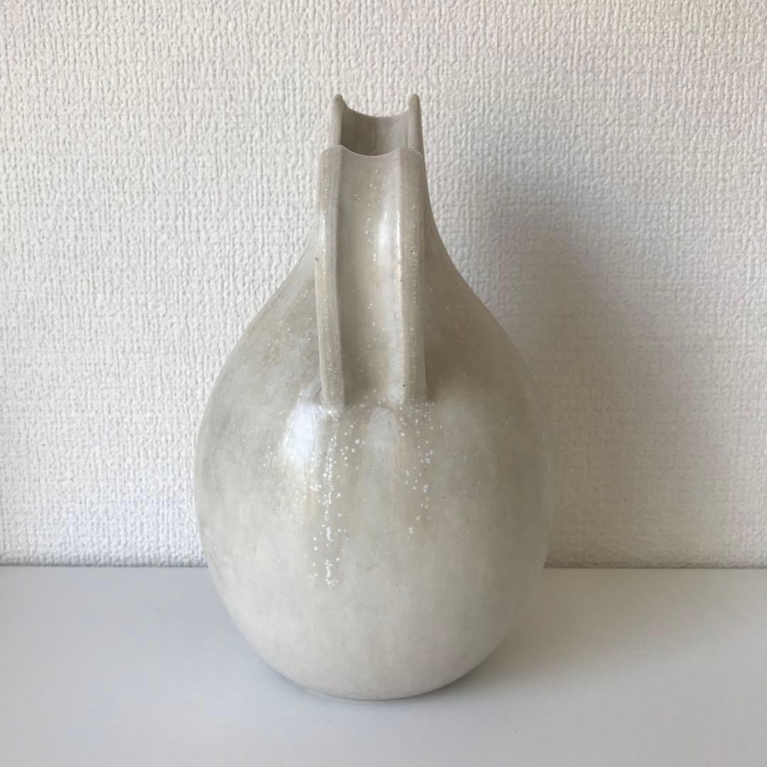 SAXBO 64 水差し 花器 アイボリー ニールセン デンマーク サックスボ