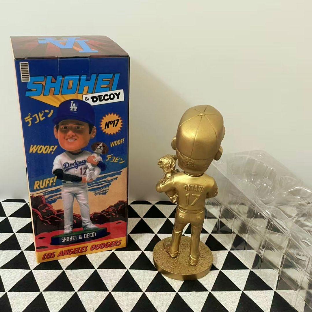 激レア 大谷翔平 デコピン ゴールド ボブルヘッド 来場者限定 - メルカリ