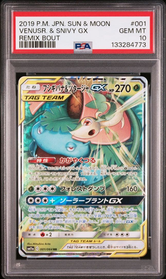 フシギダネ＆ツタージャGX RR PSA10 PSA10】フシギバナ＆ツタージャGX RR