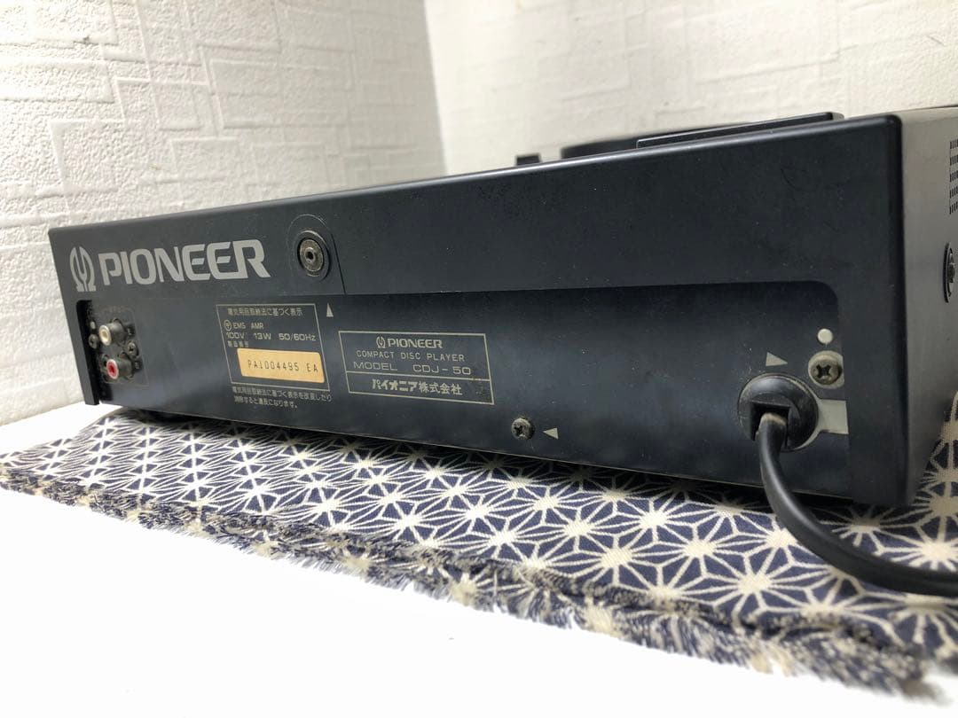 pioneer dj パイオニア CDJ-50 レンズメンテナンス 元箱付属