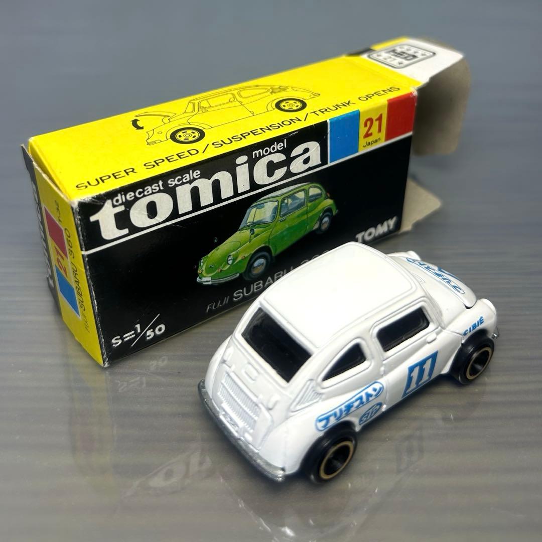 トミカ スバル360 No21 黒箱 てんとう虫フェア 特注　ブリヂストン