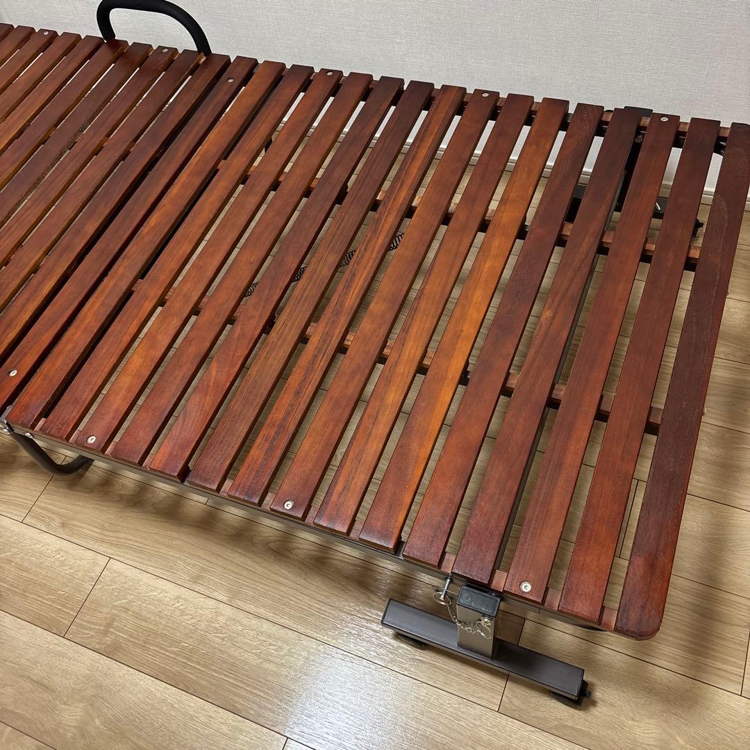 NITORI 折りたたみベッド ダークブラウン シングルサイズ 折りたたみ