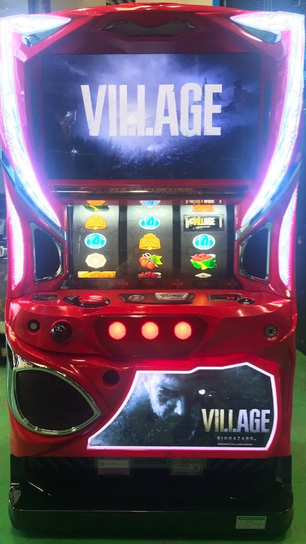 スマスロ実機　LバイオハザードヴィレッジXA　簡易ユニットボリューム調整付 スマスロ Lバイオハザード ヴィレッジ 実機 簡易メダル不要装置セット