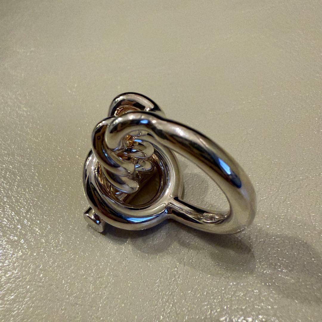 【美品】エルメス HERMES クロワゼット 52 リング 指輪 ブランド