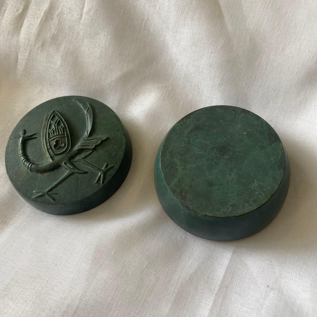 ボンボニエール 皇室 御下賜品 昭和43年 新宮殿落成記念 棗型 鳳凰文