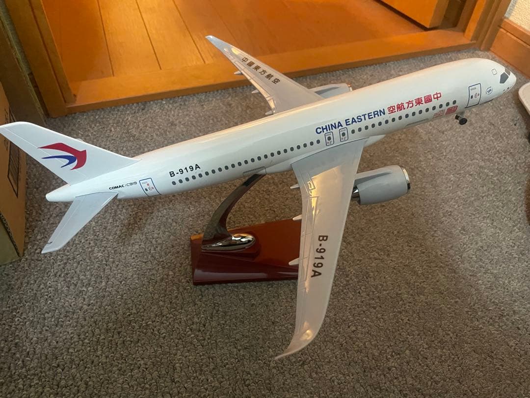 希少品】C919 1/100 世界初の中国産旅客機 37cm 金属製 - メルカリ