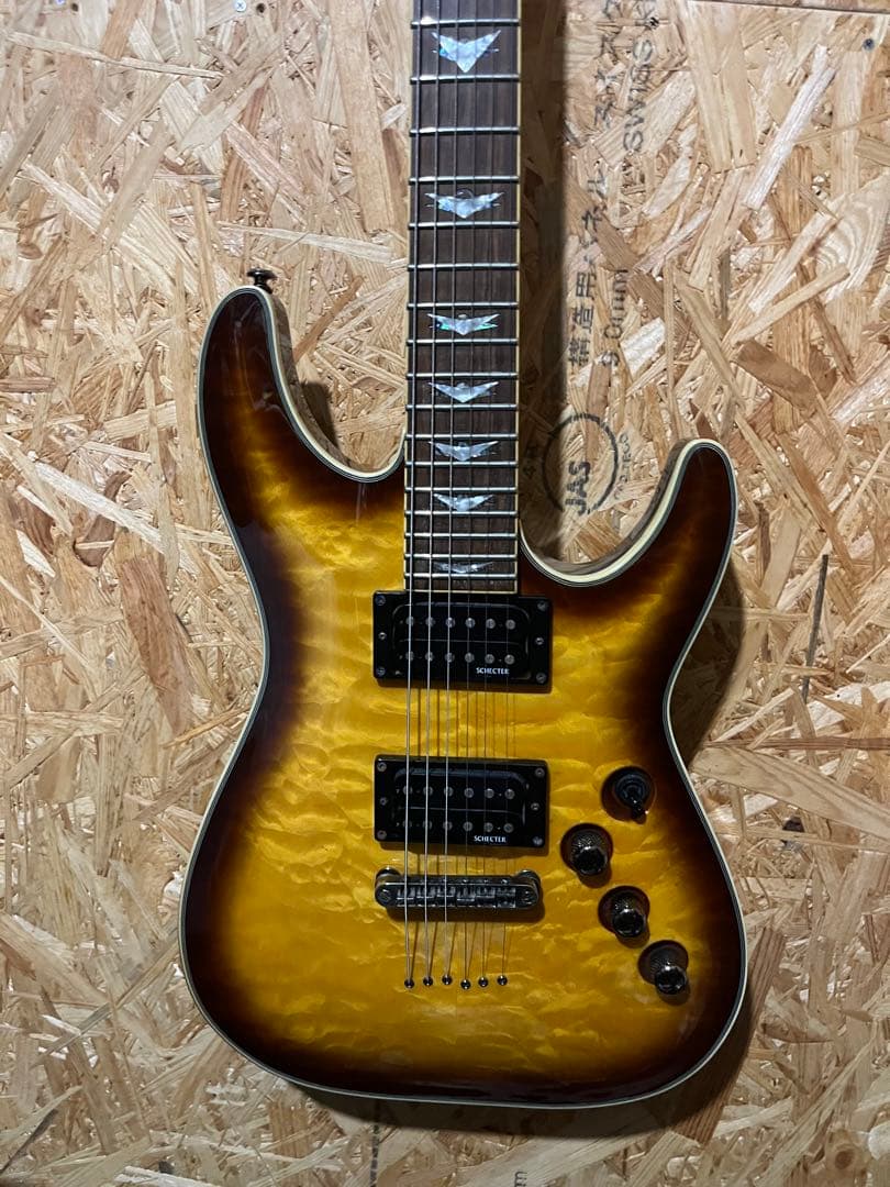 シェクター SCHECTER OMEN EXTREME Amazon | Schecter シェクター Omen Extreme-FR エレキギター (Black