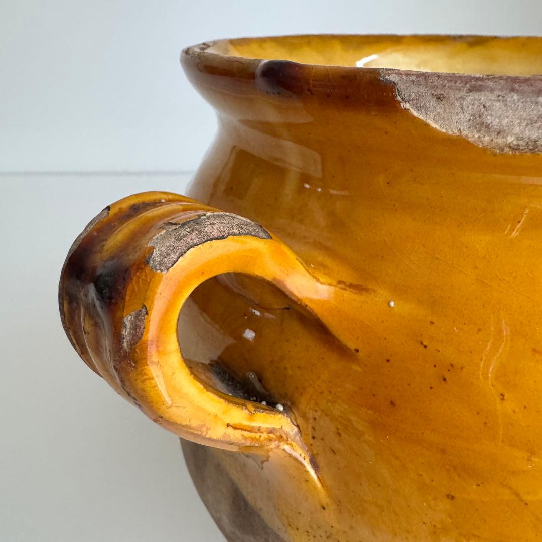 フランスアンティーク プロヴァンス 南仏 コンフィポット 壺