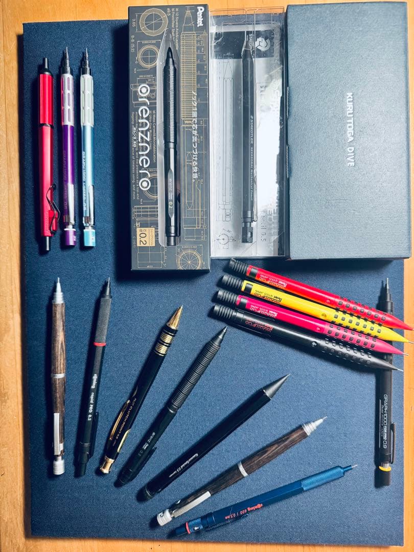 シャーペン海外ブランドまとめ売り ステッドラー ロットリング