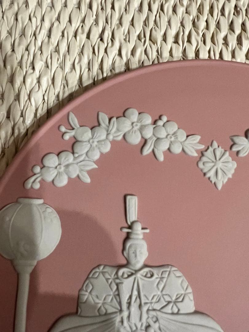 ウェッジウッド　ジャスパー　雛ドールプレート