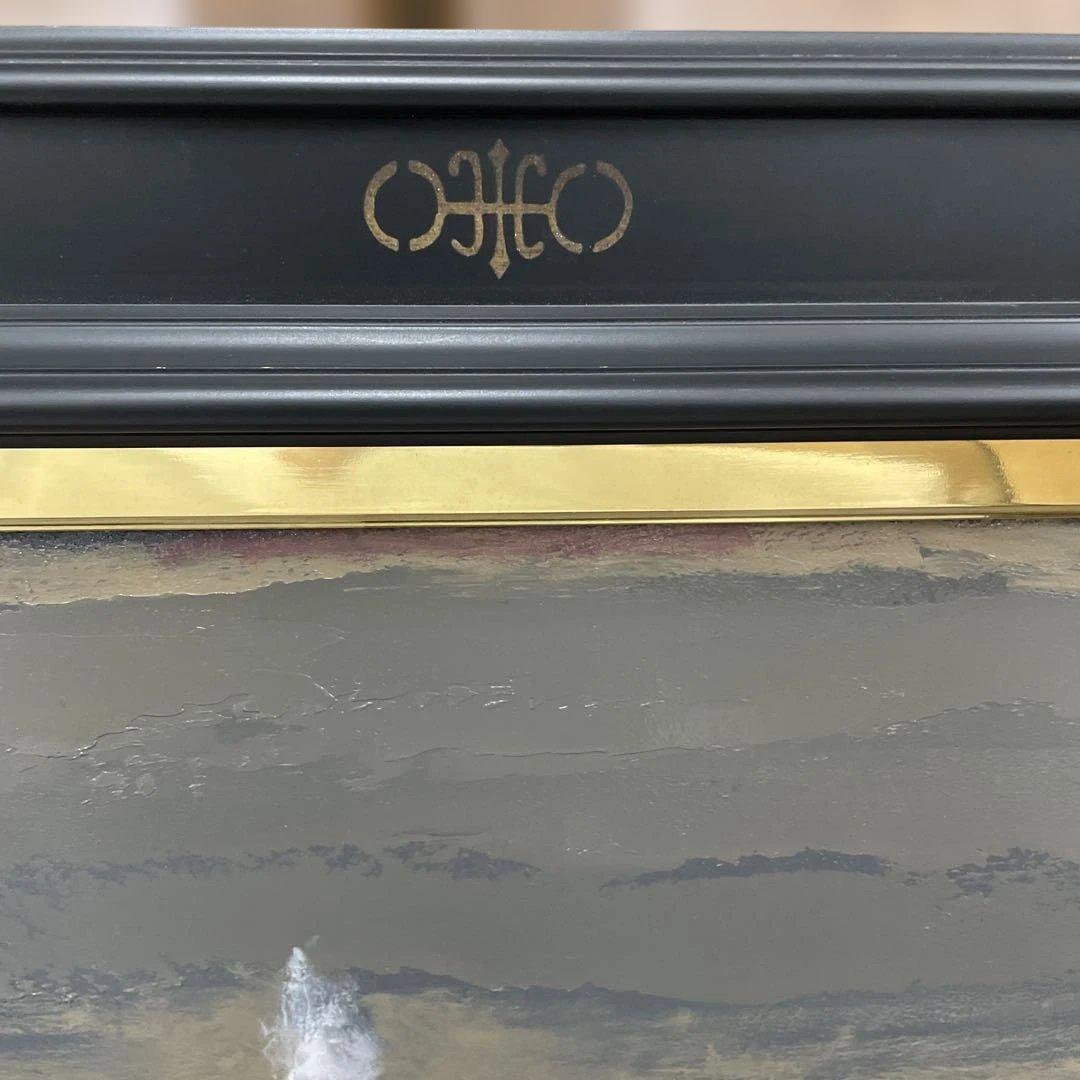 画家　杉山吉伸　「待春茶臼(岳)」油絵