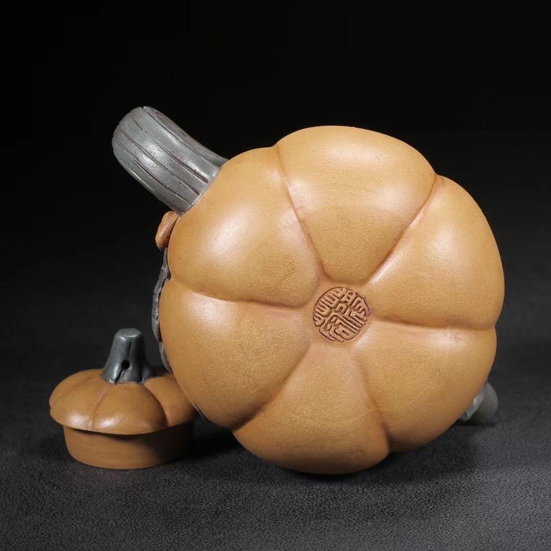 紫砂茶壷 中国宜興製 段泥 カボチャのポット