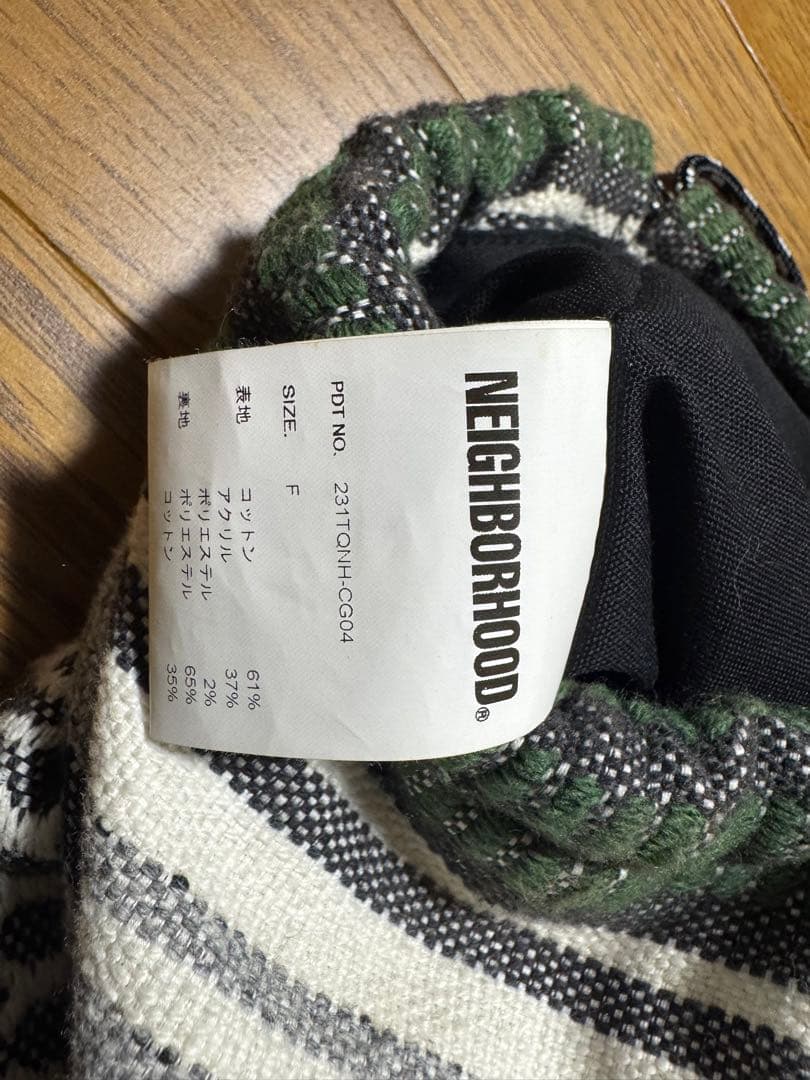 NEIGHBORHOOD ストライプ柄 巾着袋