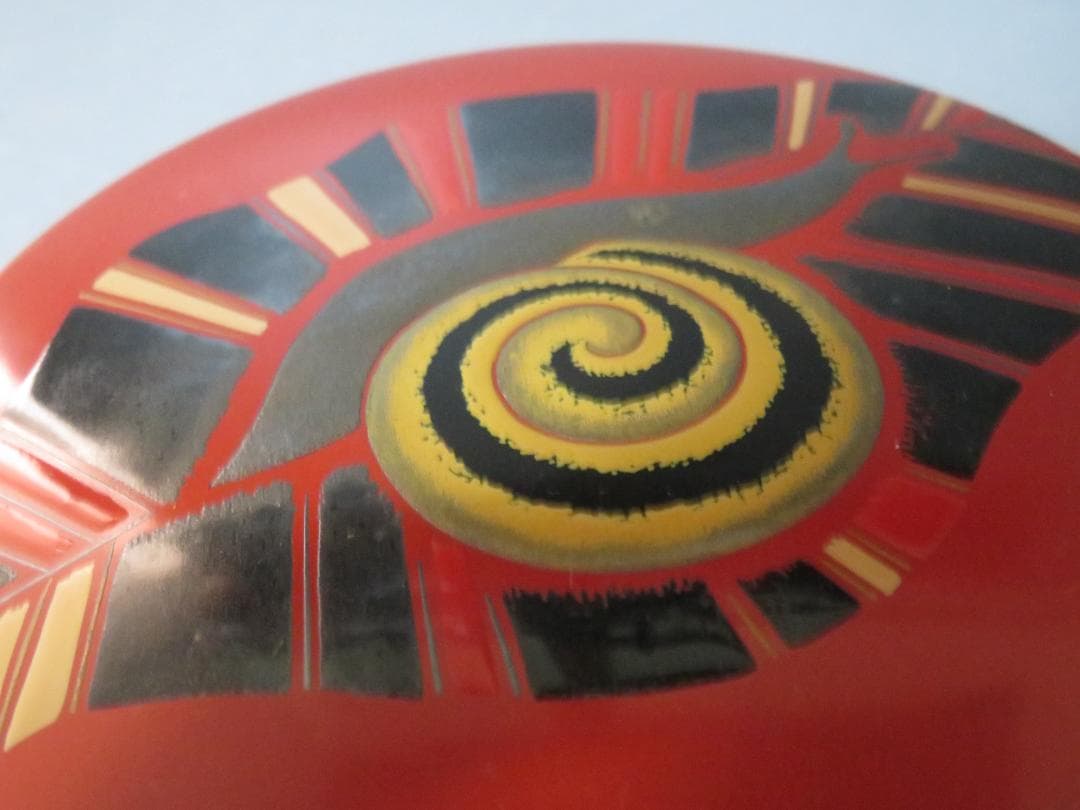 ◆250◆かたつむり蒔絵蓋物　小物入 漆器 燠人