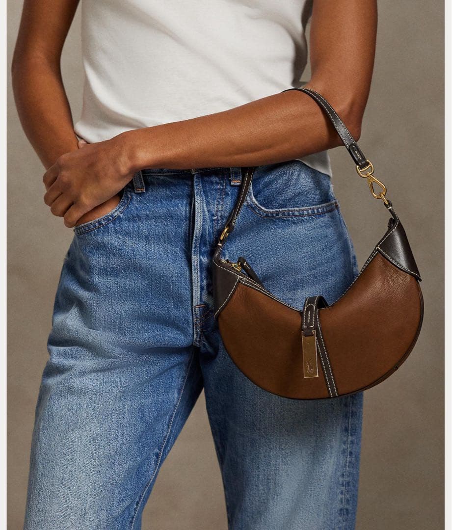 【新品未使用】Polo ID レザー ミニ ショルダー バッグ