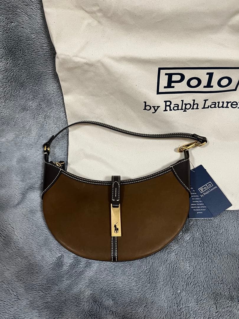 【新品未使用】Polo ID レザー ミニ ショルダー バッグ