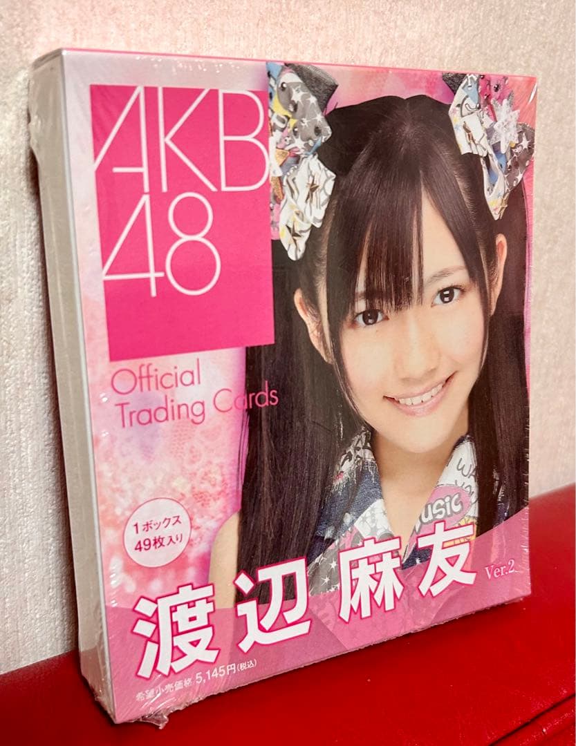 未開封BOX］渡辺麻友 AKB48オフィシャルトレーディングカード