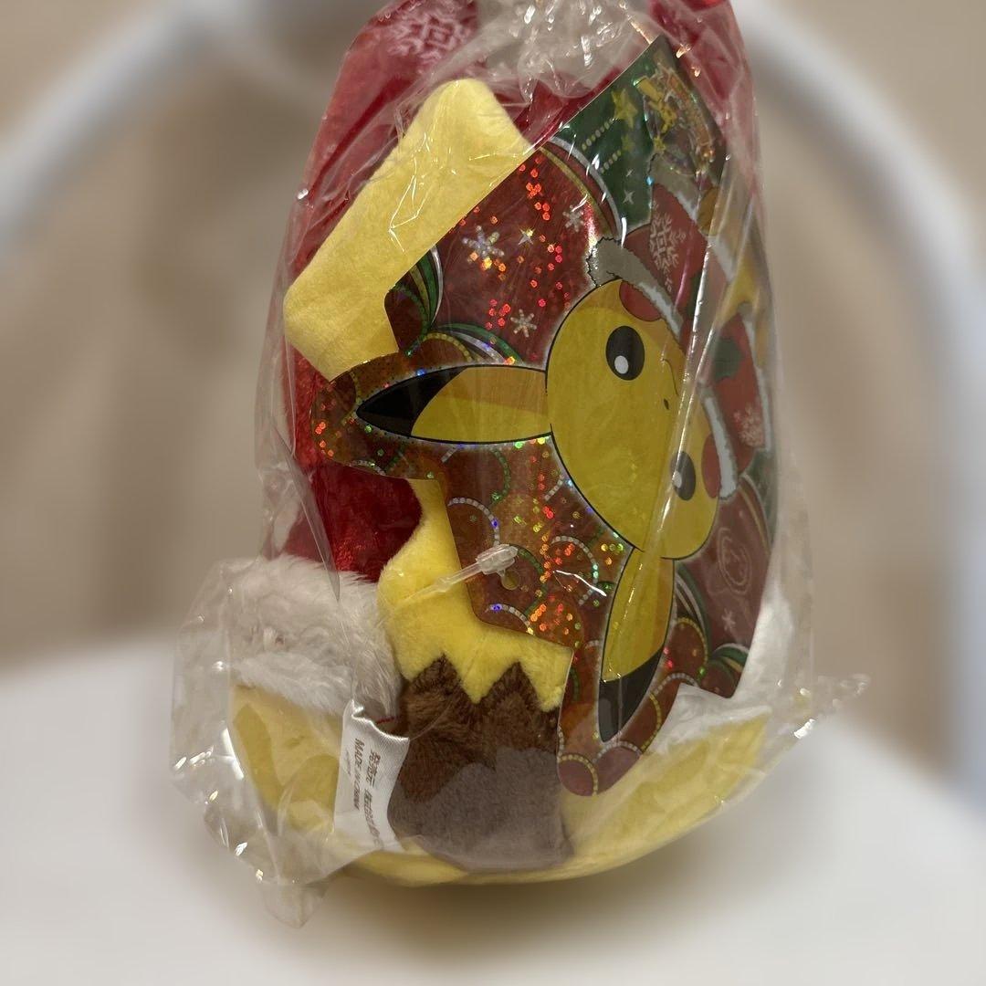 ポケモンセンター限定　2015ピカチュウ&イーブイ クリスマスぬいぐるみ