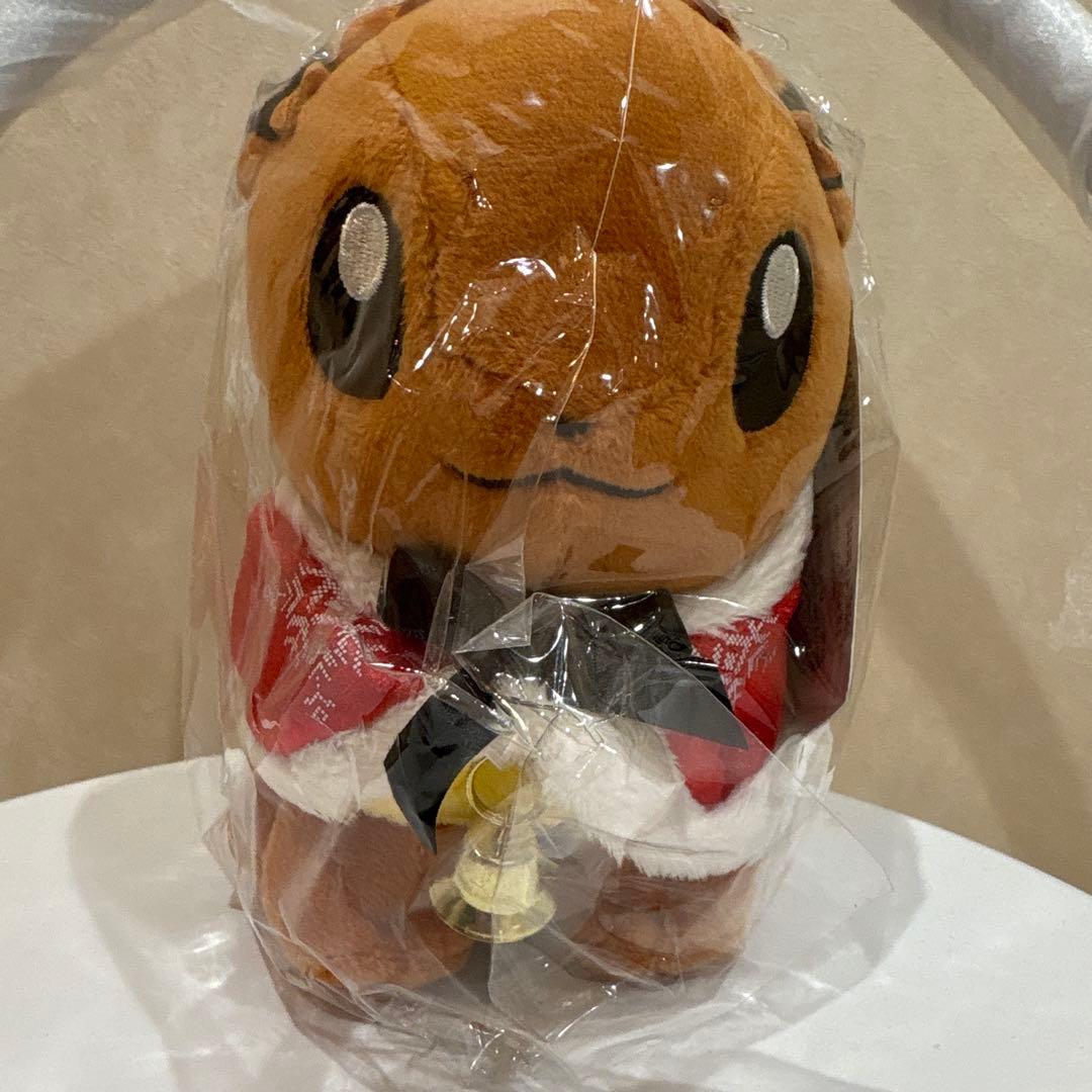 ポケモンセンター限定　2015ピカチュウ&イーブイ クリスマスぬいぐるみ