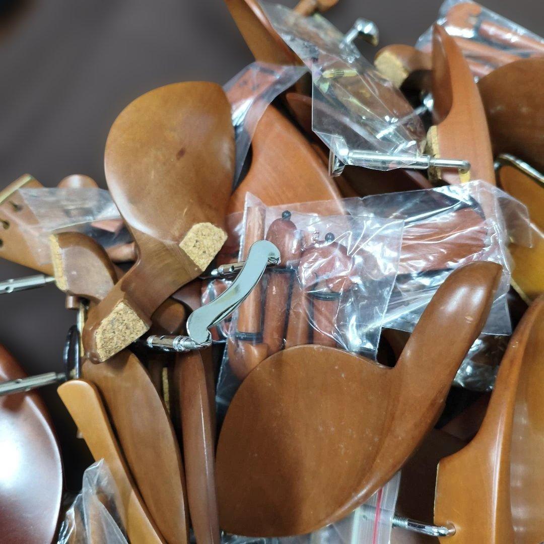 r*o様 大量バイオリン用 フィッティングパーツボックスウッド修理 交換