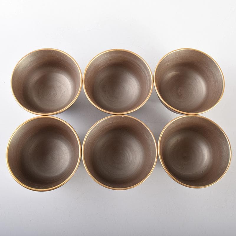 煎茶道具 萬古焼 森伊呂久作 すすり茶碗 蓋茶碗 六客 共箱 M R5145B