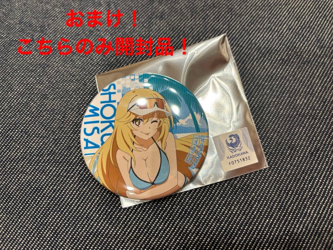 とある科学の超電磁砲 ビーチバレー キーホルダー・ピンバッチセット