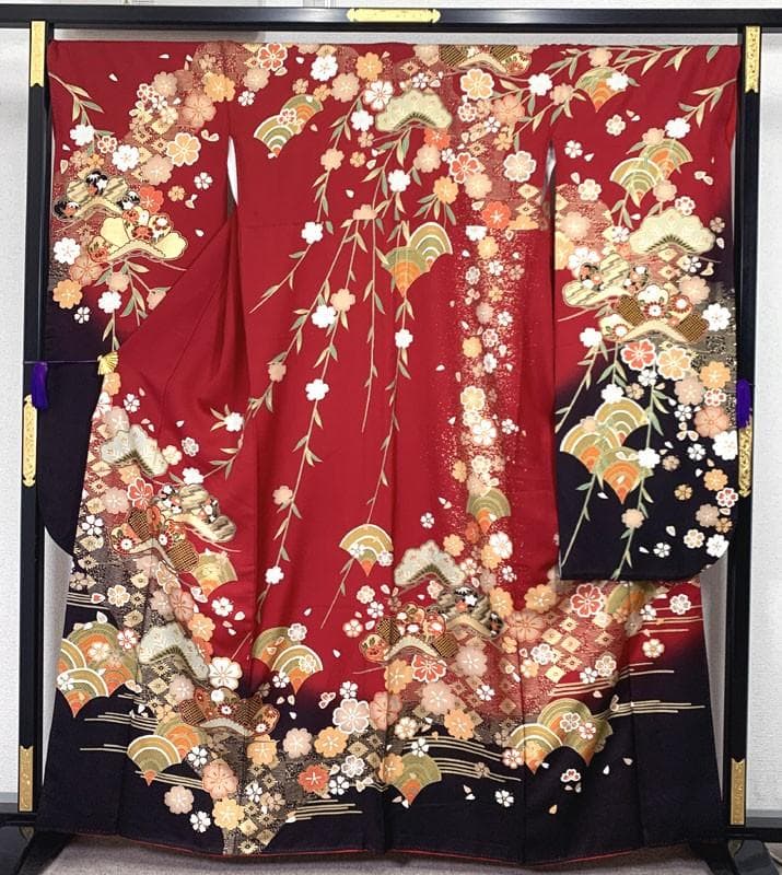 2025年最新】Yahoo!オークション -振袖 総絞り 黒の中古品・新品・未